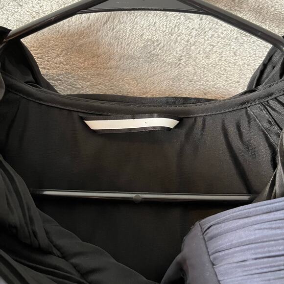 Overland Donatella Reversible Water Repellant Raincoat XS Navy Pleated Hood - Picture 4 of 8